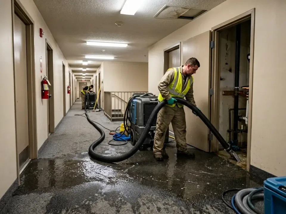 multi-unit-apartment-hallway-f-005 — frequently asked questions, Emergency Burst Pipe Water Extraction & Removal in Guttenbe…